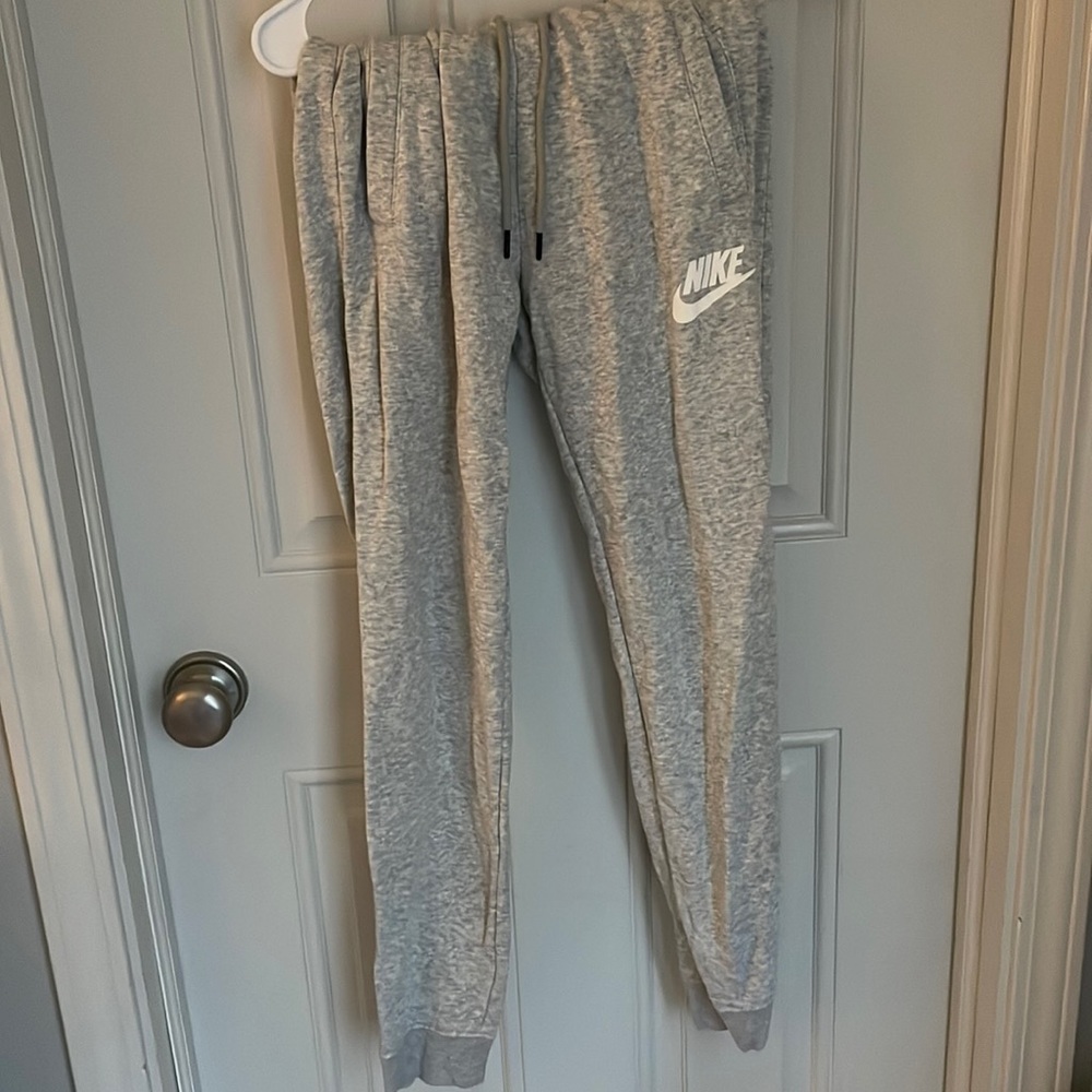 Nike light grey joggers